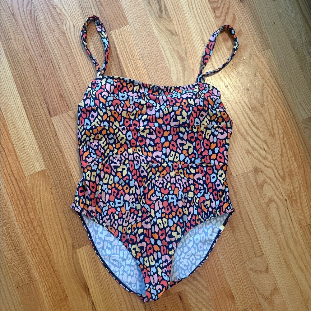 Summersalt Pink and Orange One Piece Swimsuit with Adjustable Straps
